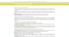 Desktop Screenshot of curehemroids.com